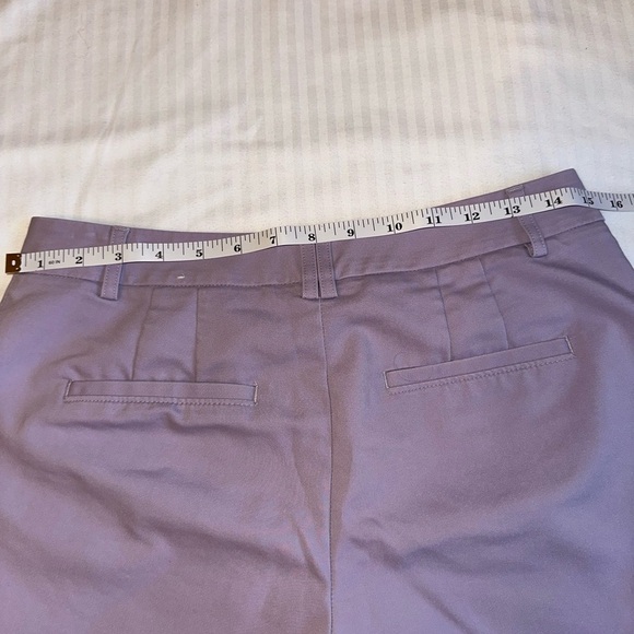 White House Black Market light Purple 5 inch Chino Shorts - Picture 5 of 5